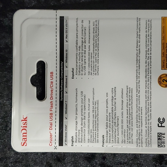 NEW SanDisk 32 GB Cruzer Dial USB Flash Drive - Picture 2 of 2